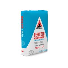 Pegamento pisos y revestimientos perfecto impermeable bolsa x 25kg