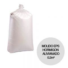 Molido granulado EPS hormigon alivianado especial x bolsa x 0.2m³