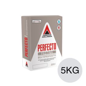 Pastina multiproposito Perfecto ceramicos porcelanatos gris claro bolsa x 5kg