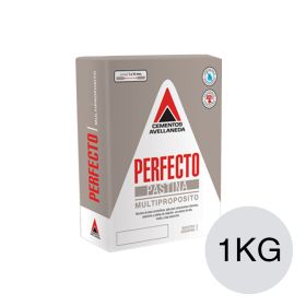 Pastina multiproposito Perfecto ceramicos porcelanatos gris claro bolsa x 1kg