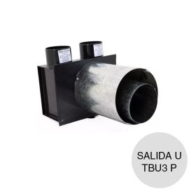 Accesorio ventilacion salida "U" vertical p/calefactor S21 TBU3 P