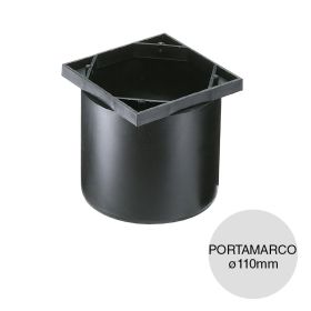 Portamarco rejilla pileta patio desagüe polipropileno union deslizante 80mm x 80mm x ø110mm