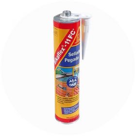 Sellador poliuretano adhesivo elastico multiuso Sikaflex-11 FC Plus secado rapido blanco cartucho x 300ml