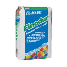 Revoque fino a la cal Finodur interior-exterior blanco bolsa x 20kg