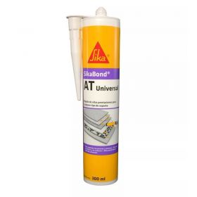 Adhesivo elastico multiuso Sikabond AT universal interior/exterior blanco cartucho x 300ml