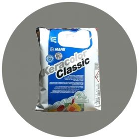 Pastina Keracolor classic ceramicos/porcellanatos/piedraso juntas construccion seco hasta 6mm interior/exterior 113-gris cemento bolsa x 1kg