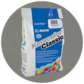 Pastina Keracolor classic ceramicos/porcellanatos/piedras juntas construccion seco hasta 6mm interior/exterior 113-gris cemento bolsa x 5kg