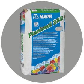 Mortero cementicio impermeabilizante estructuras subterraneas Planiseal 288 doble componente gris bolsa x 20kg