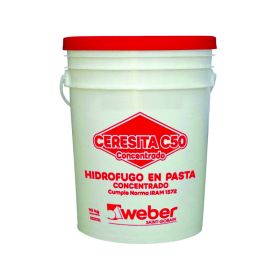 Aditivo hidrofugo Ceresita C50 concentrado en pasta balde x 10kg