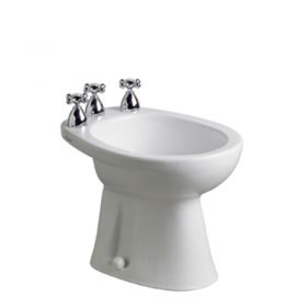 Bidet Andina 3 agujeros blanco brillante 352mm x 359mm x 496mm