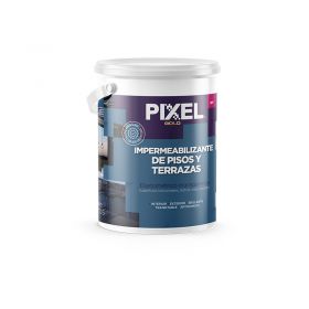 Impermeabilizante elastomerico pisos y terrazas IPT transparente balde x 4l