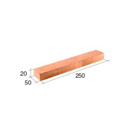 Ladrillo comun macizo liston 20mm x 50mm x 250mm