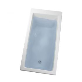 Bañera acrilico Niza empotrar blanco brillante 400mm x 750mm x 1400mm