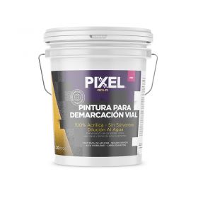 Pintura demarcacion vial acrilico PDV alta visibilidad larga duracion sin solventes blanco mate balde x 20l