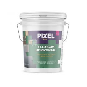 Membrana liquida doble acrilica impermeabilizante Flexigum MP-600 techos transitable en pasta blanco balde x 20kg
