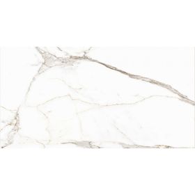 Piso y revestimiento ceramico Alabaster brillante borde rectificado 300mm x 620mm 9u x caja 1.66m²