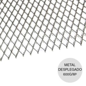 Metal desplegado reforzado hoja x 600g/m² x 750mm x 2000mm